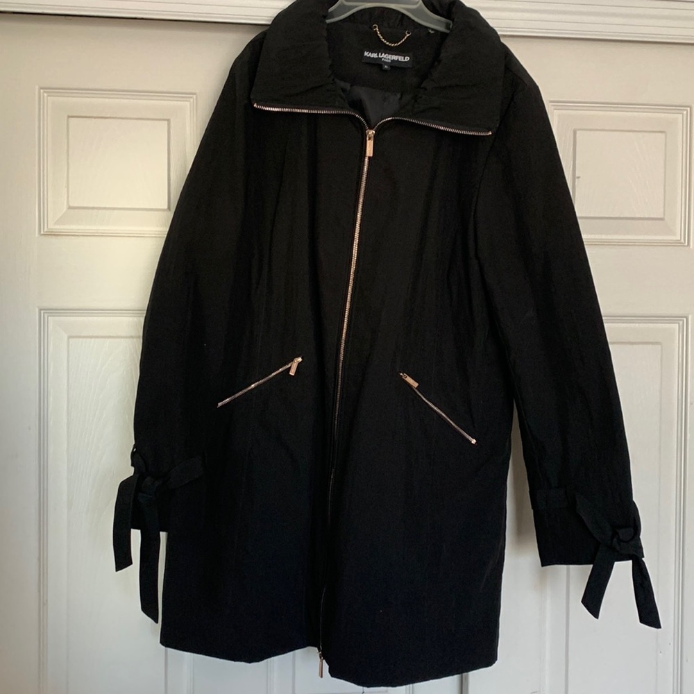 Karl Lagerfeld black jacket size XL GENTLY USED